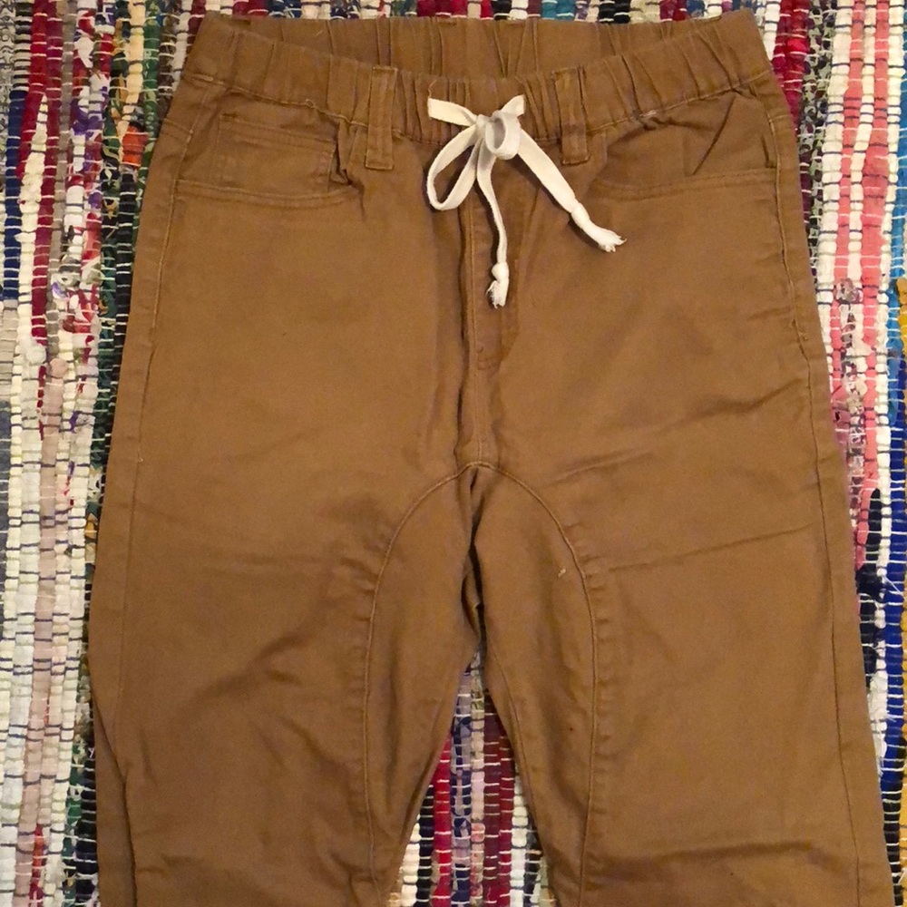 Drawstring Khaki Pants - Picture 2 of 5